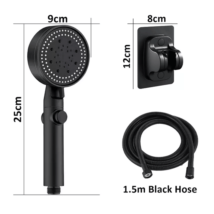 BowLift | StromRegel Shower head with 5 settings and button
