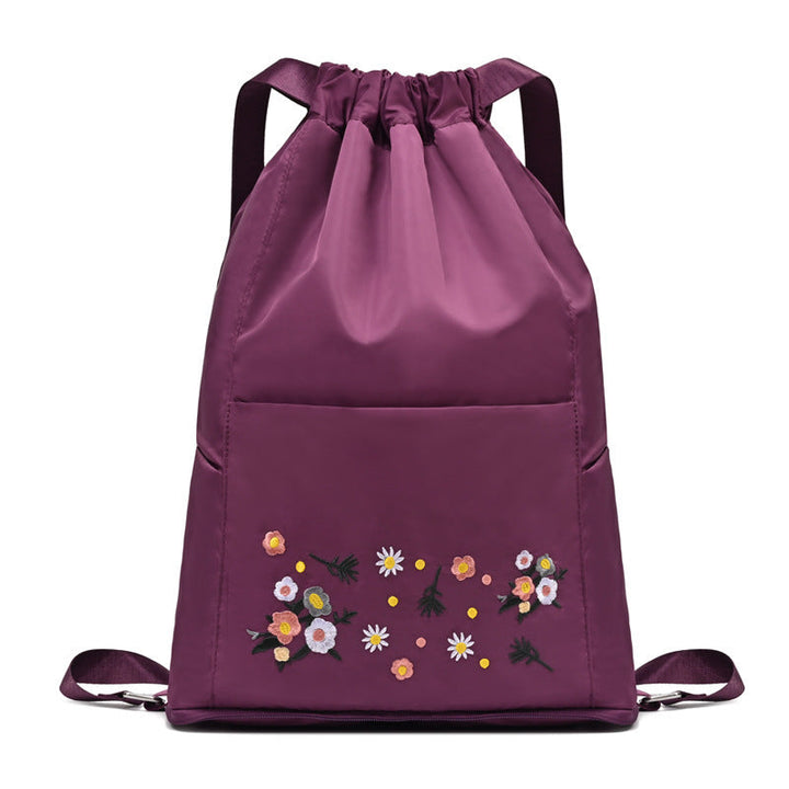 BowLift | Simple embroidered drawstring yoga bag