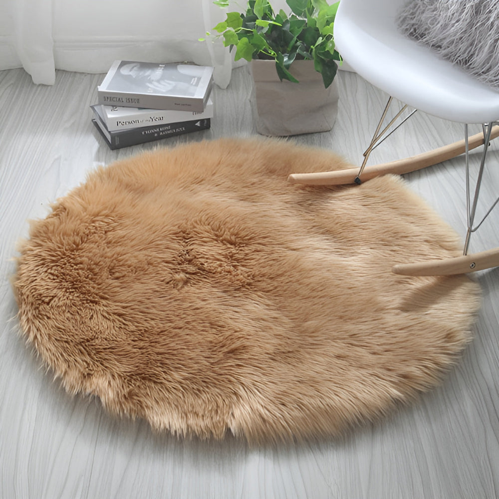 BowLift | Round Cloud Soft Plush Rug