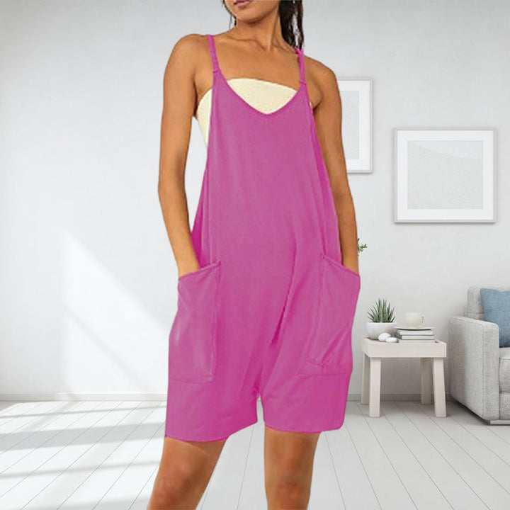Sleeveless dress with pockets | Bowlift