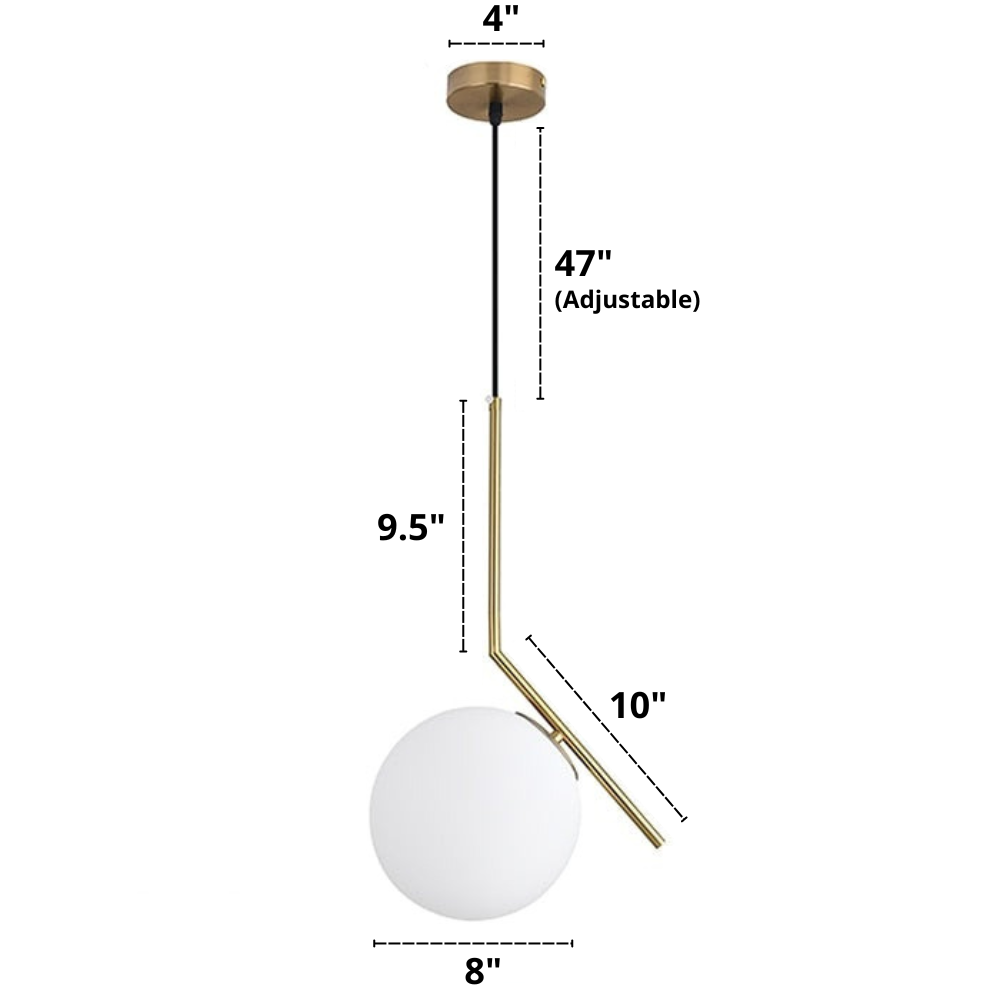Nordic Glass Pendant Lamps | Bowlift