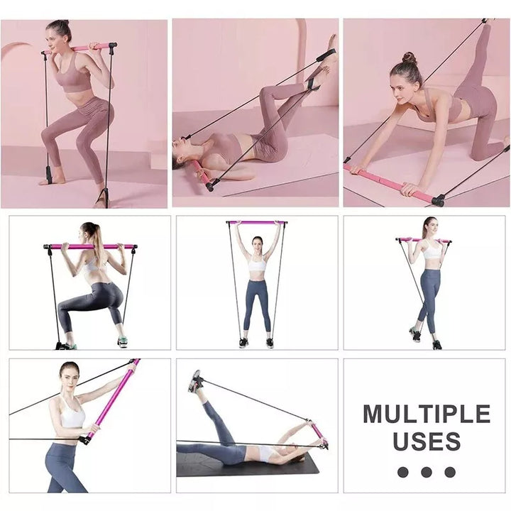 BowLift | Multi-Functional Pilates Bar – Home Gym & Resistance Training Kit