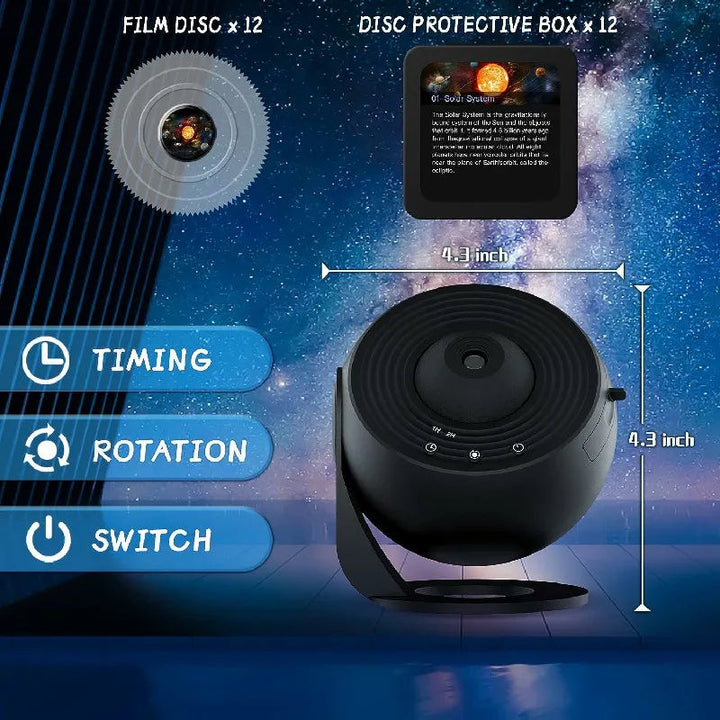 BowLift | 360° AstroLuxe Star Projector — Transform your room into your personal relaxation galaxy full of magical star moments