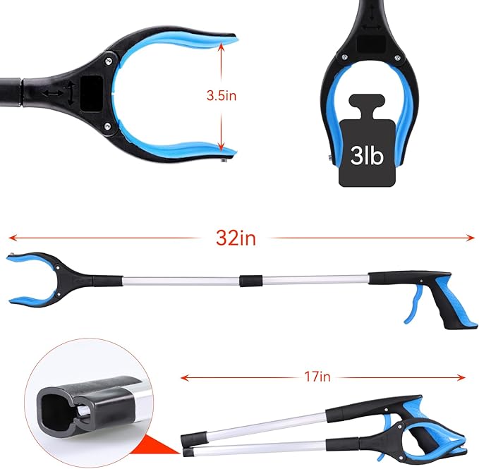 BowLift | Foldable Grabber With 360° Swivel Clip