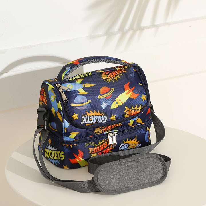 Insulated Multi-Compartment Lunch Bag