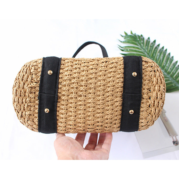 Handwoven basket bag Bowlift