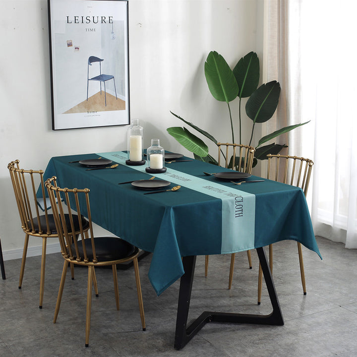 Geometric Pattern Table Cover