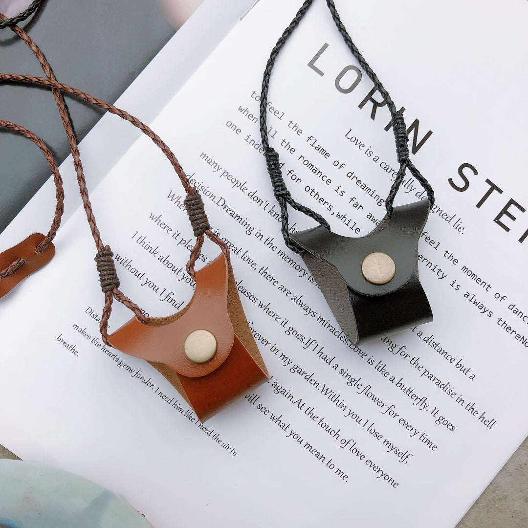Leather Eyewear Holder Chain Bowlift