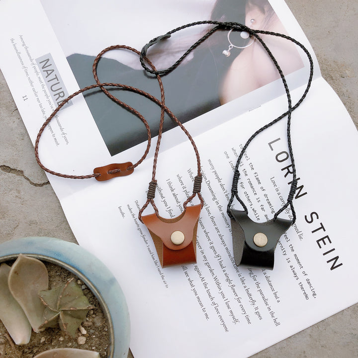 Leather Eyewear Holder Chain Bowlift
