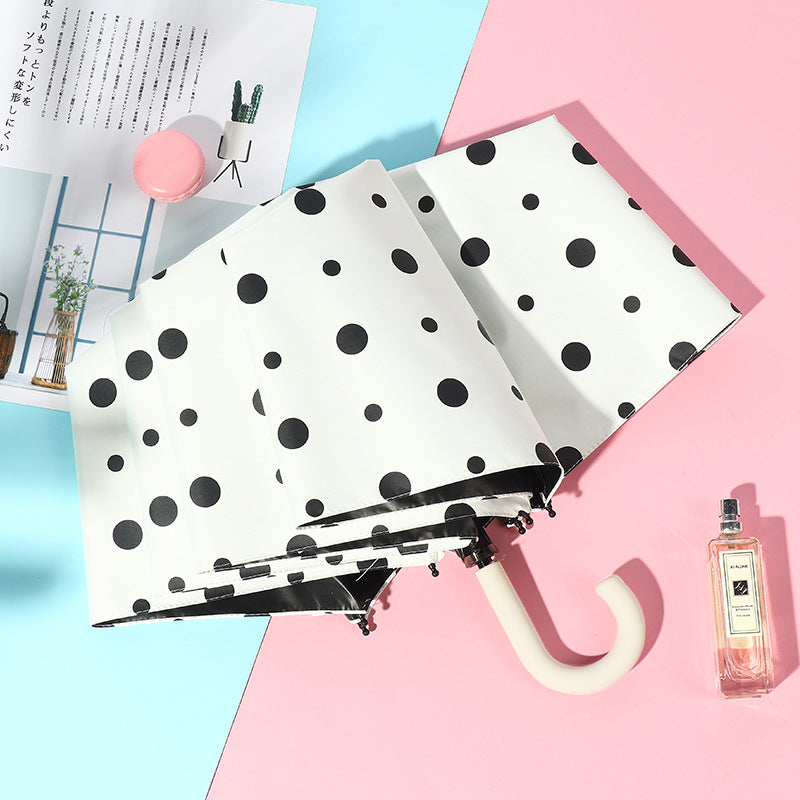 Ladies creative folding umbrella with musical design Bowlift