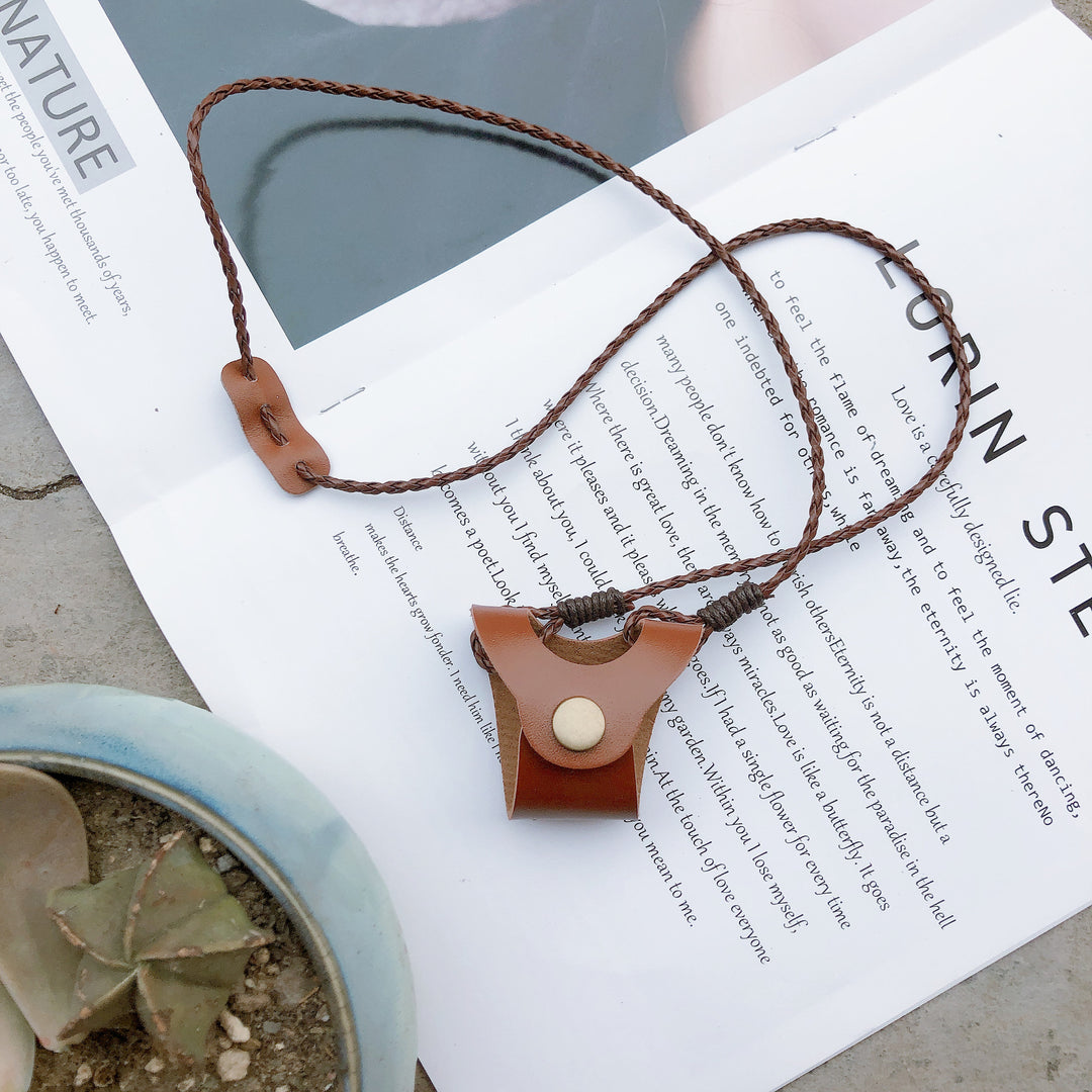 Leather Eyewear Holder Chain Bowlift