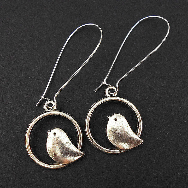 Bird-Themed Dangle Earrings Bowlift