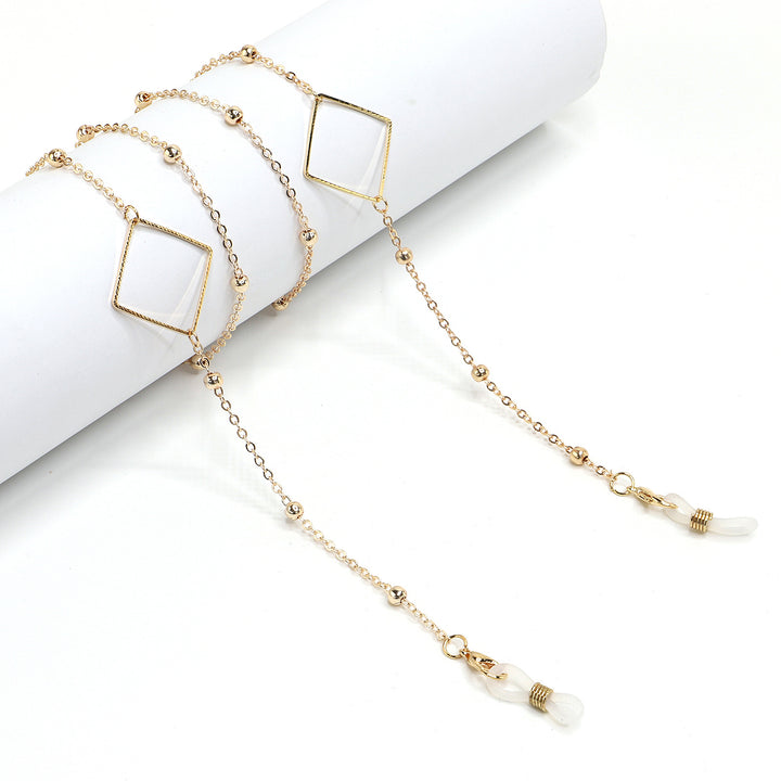 Elegant Gold Chain Eyewear Holder Bowlift