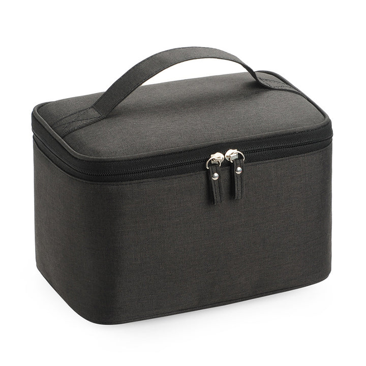 Cosmetic Transport Box With Sturdy Zipper And Practical Carry Handle Bowlift