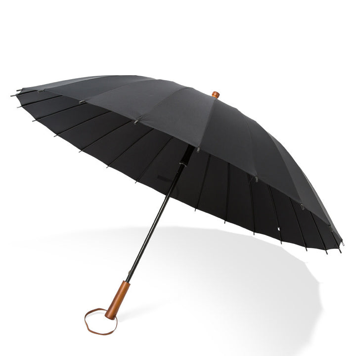 Ladies elegant automatic folding umbrella with ergonomic design and large canopy Bowlift