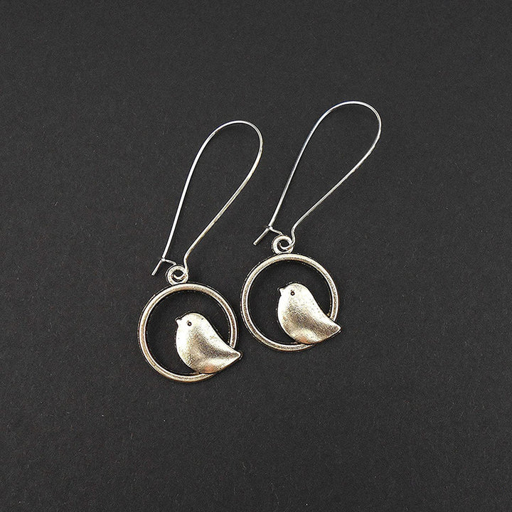 Bird-Themed Dangle Earrings Bowlift