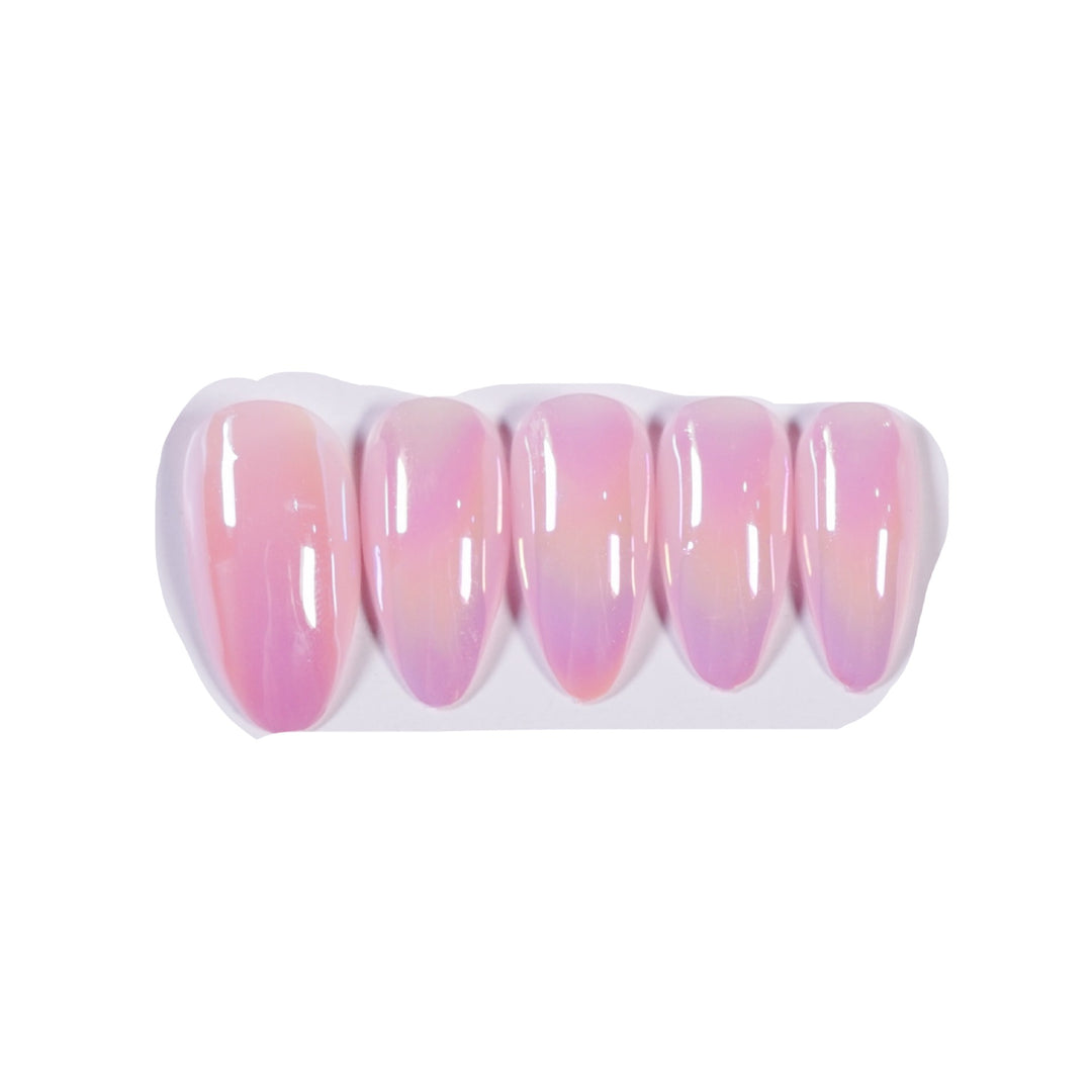 Artificial glossy nails in modern design Bowlift