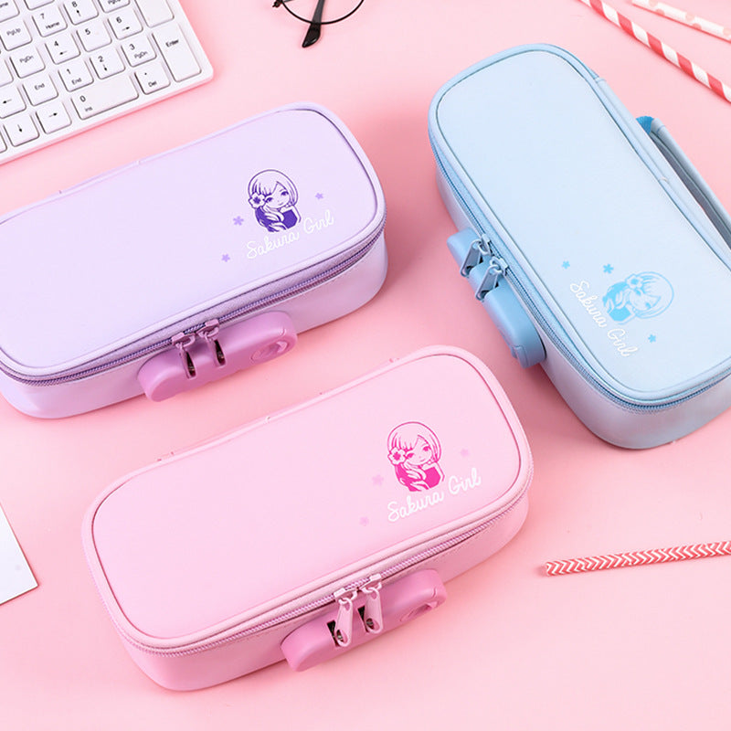 Multi-Compartment Hard Shell Pencil Case Bowlift
