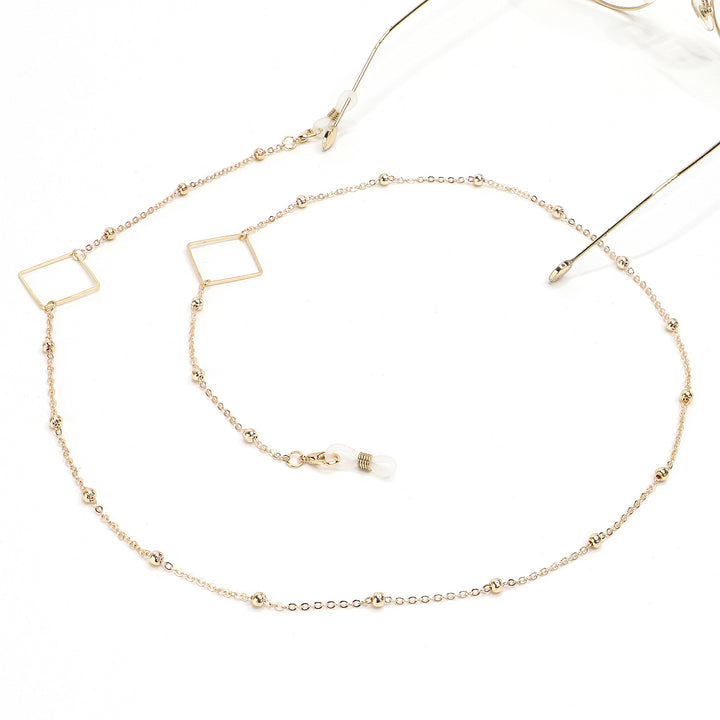 Elegant Gold Chain Eyewear Holder Bowlift