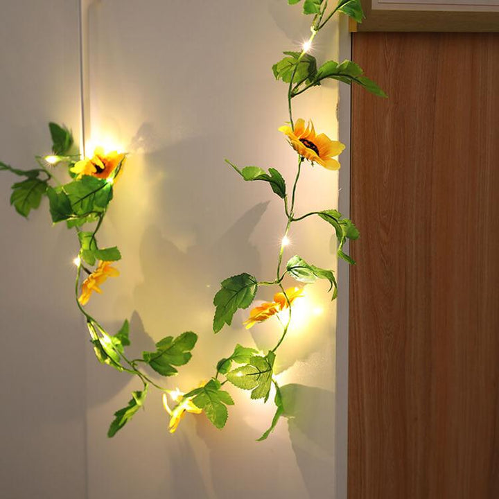 BowLift | Sunflower String Lights Patio Garden Thanksgiving Decorative Battery String Lights