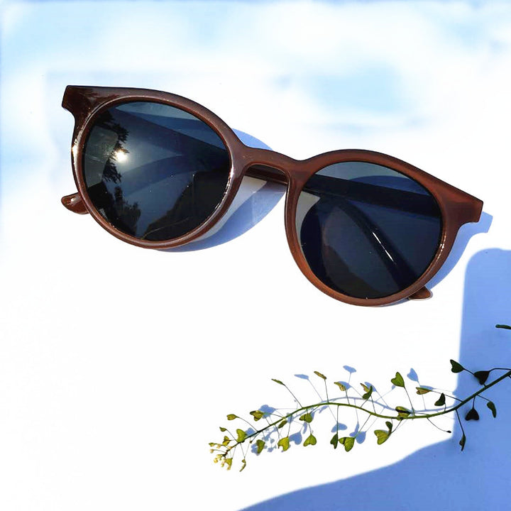Vintage Inspired Round Frame Sunglasses Bowlift