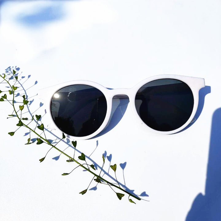 Vintage Inspired Round Frame Sunglasses Bowlift
