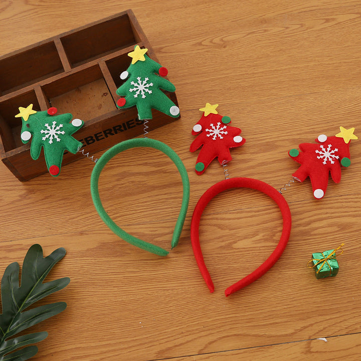 Festive Christmas Tree Hair Clip Bowlift