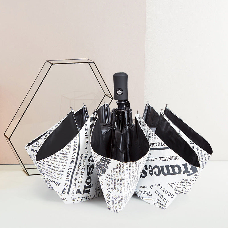 Ladies Designer Umbrella with Innovative Folding Mechanism Bowlift