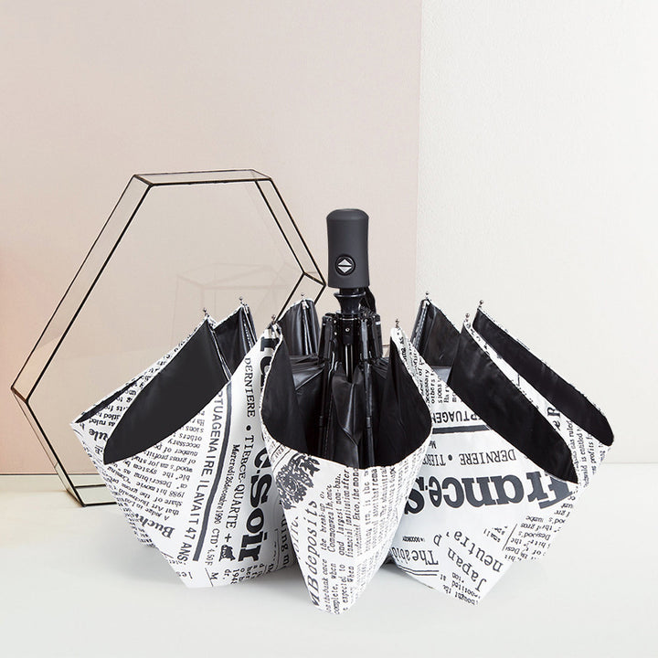 Ladies Designer Umbrella with Innovative Folding Mechanism Bowlift