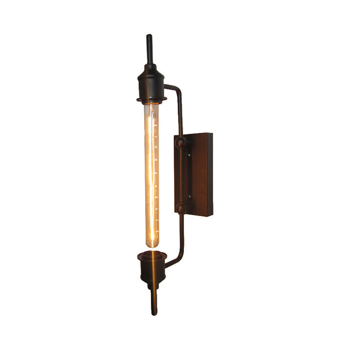 BowLift | Metallic Linear Small Wall Lamp 1 Light Modern Stylish Wall Light in Black for the Front Door