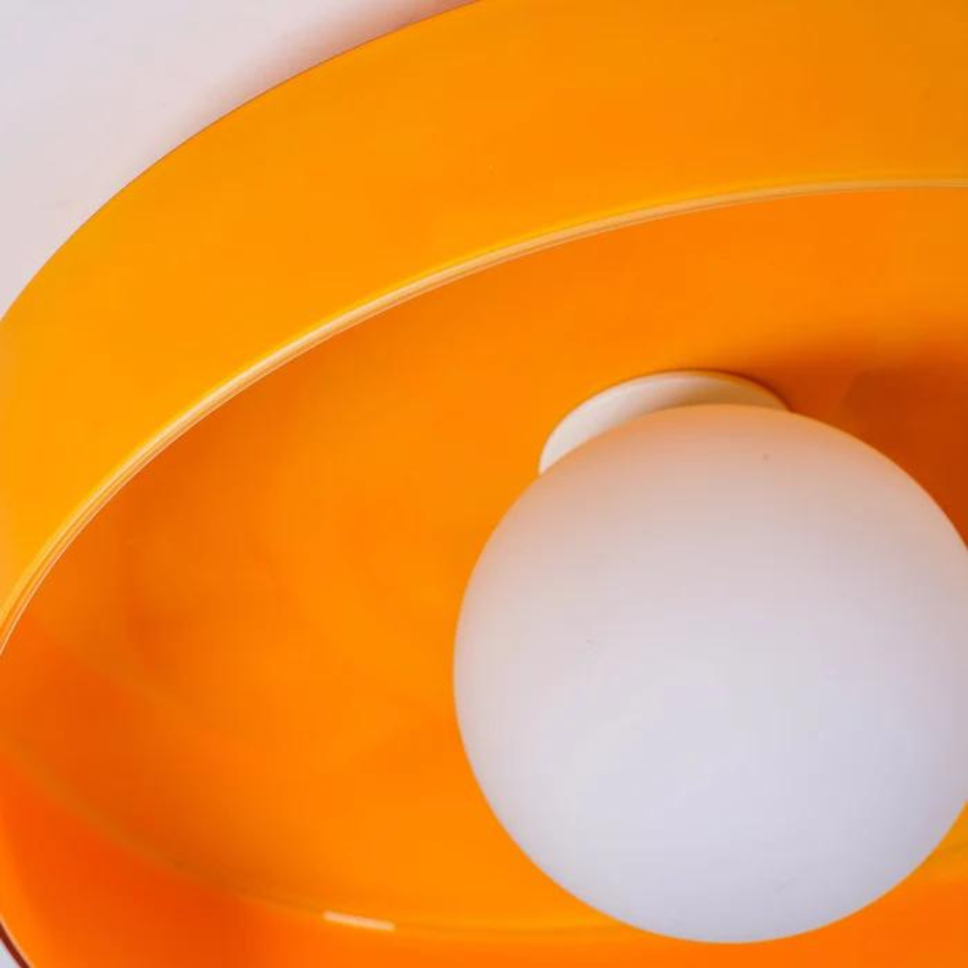 Round Ceiling Lamp with Stylish Functionality - LumiSphere | Bowlift