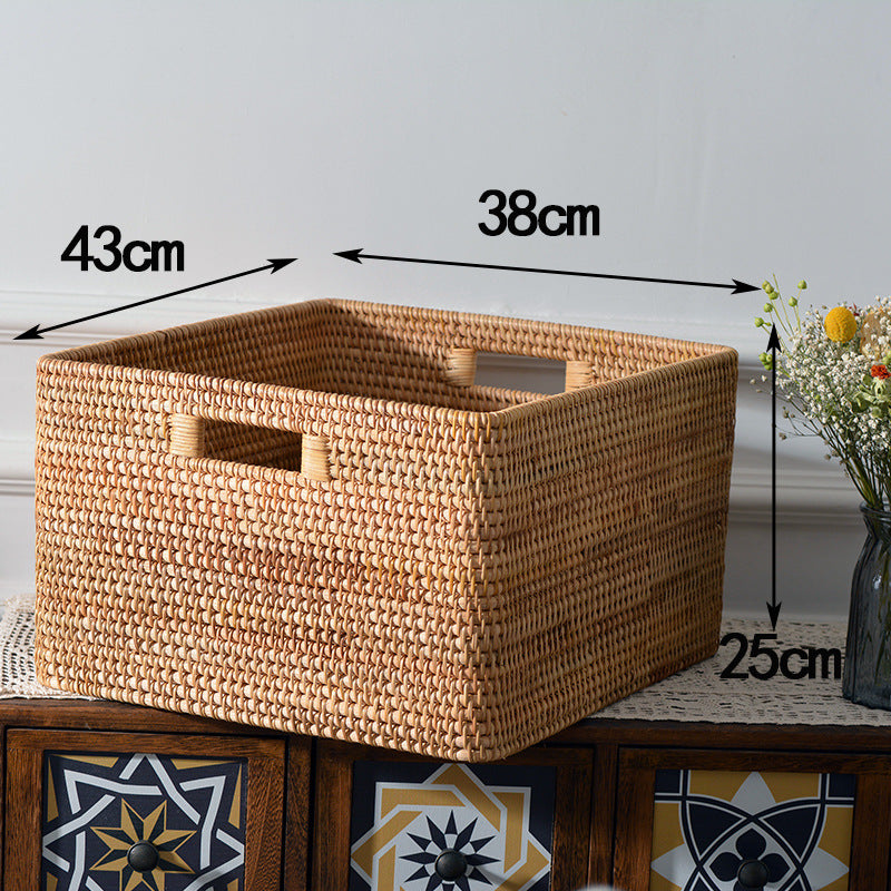 Multifunctional storage basket made of natural materials Bowlift