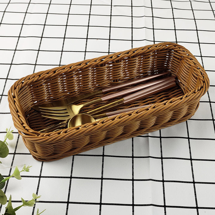 Decorative Woven Storage Basket Bowlift