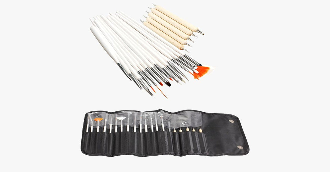 BowLift | Nail Art Set for Women – 20 Piece Set - Let Your Nails Speak Glamour