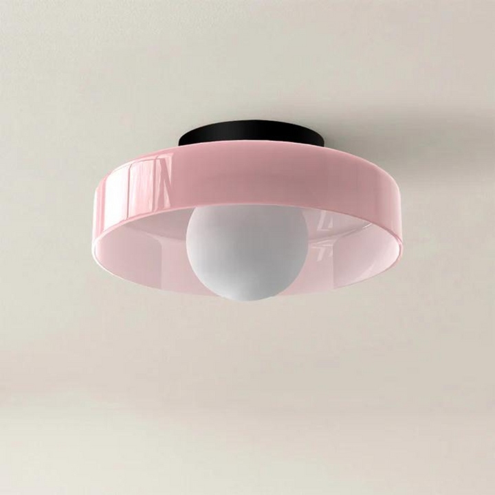 Round Ceiling Lamp with Stylish Functionality - LumiSphere | Bowlift
