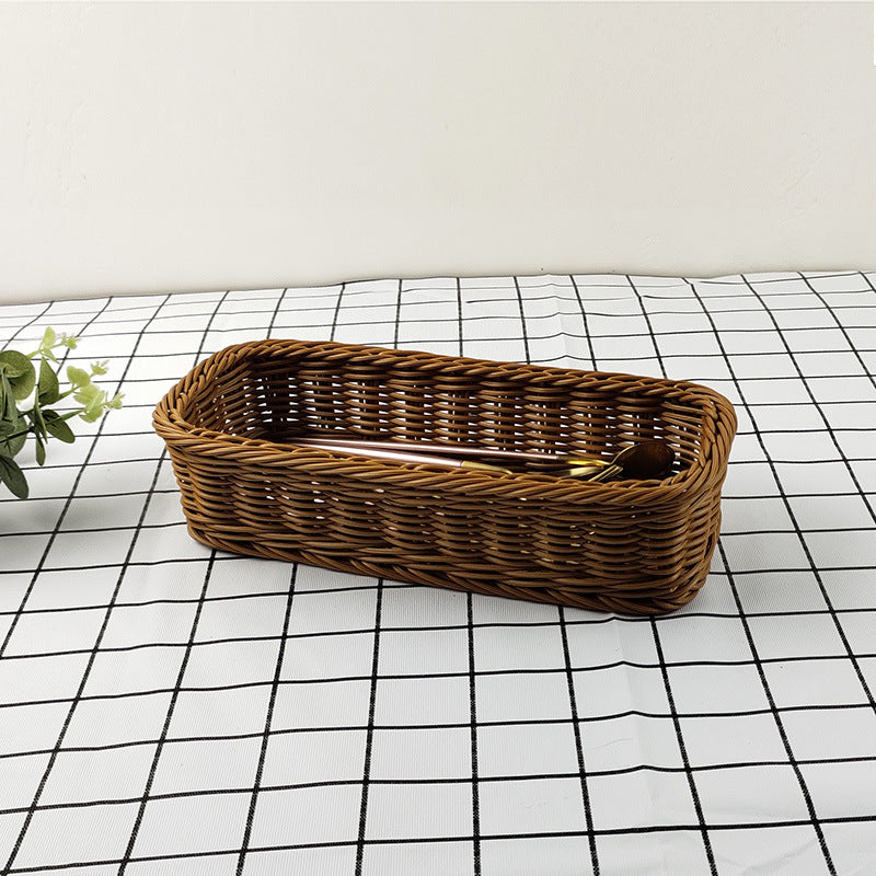 Decorative Woven Storage Basket Bowlift