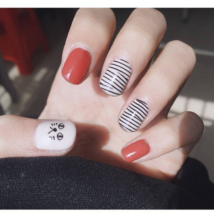 Playful Nail Art Tips Set