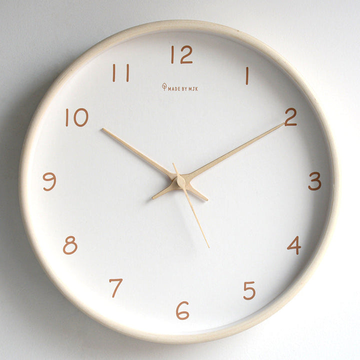 BowLift | TimberClock - Solid Wood Analog Clock