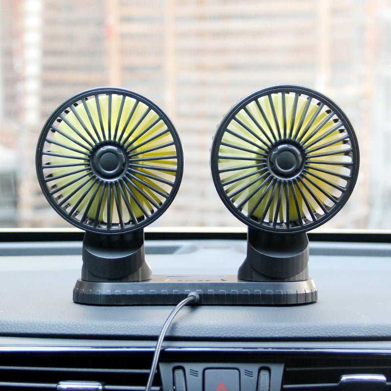 Unisex double fan with adjustable tilt Bowlift