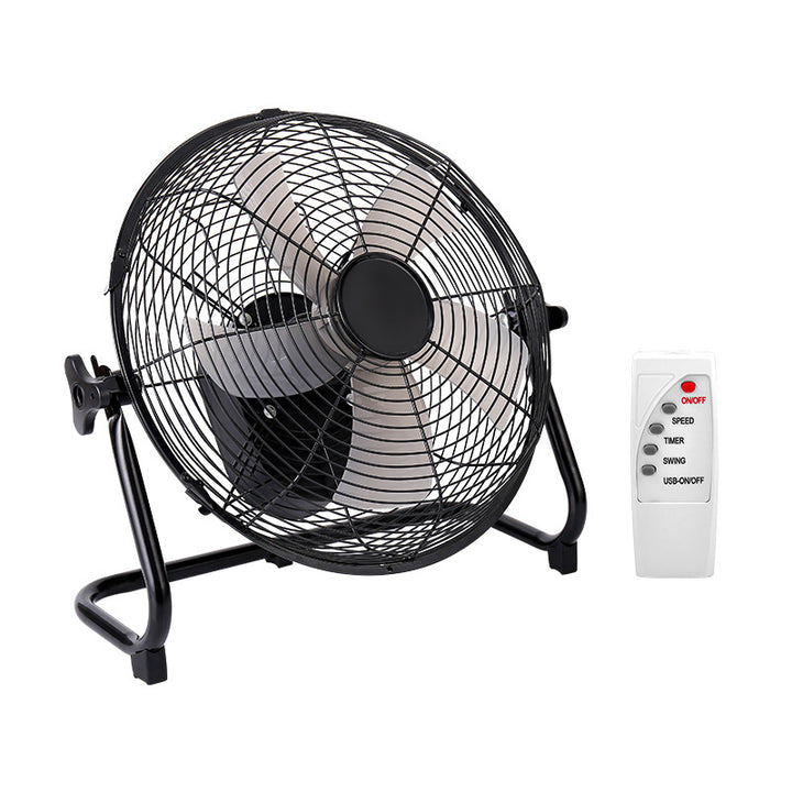 Unisex nan solar-powered portable battery fan with remote control and USB connection Bowlift