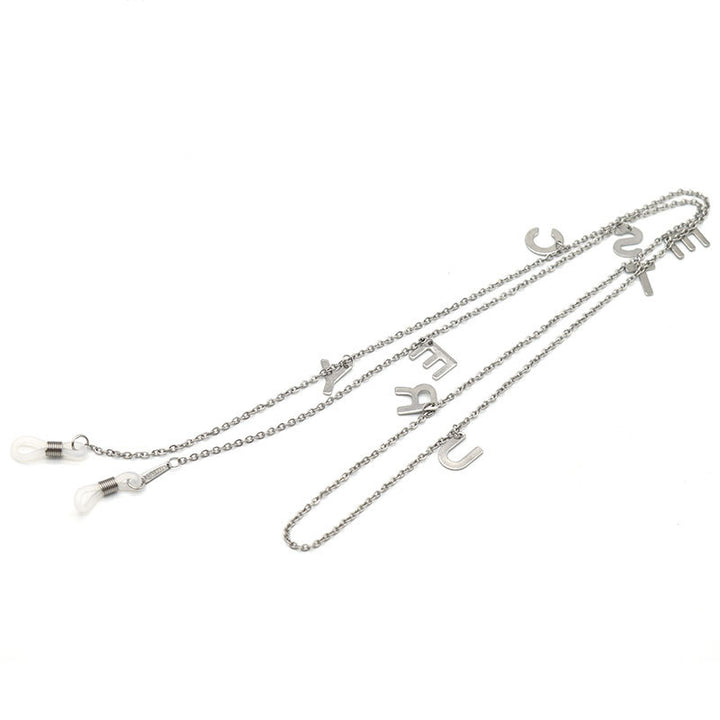Alphabet Pendant Eyewear Necklace Bowlift