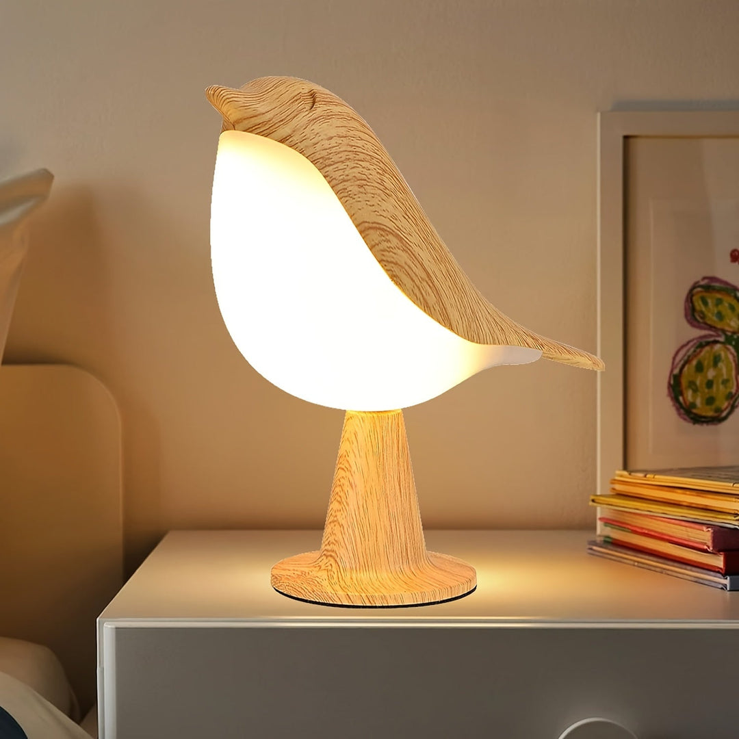 BrightNest - USB LED Bird Table Lamp with Touch Bowlift