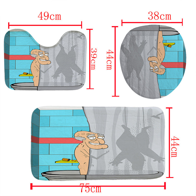 Novelty Character Shower Curtain Bowlift