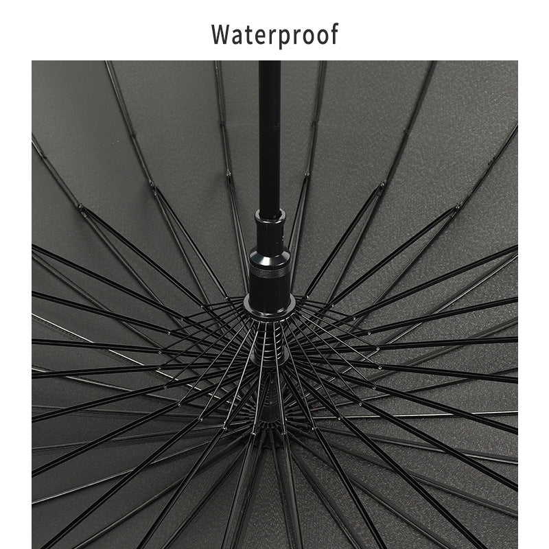 Women's Automatic Umbrella with Ergonomic Handle and Windproof Construction Bowlift
