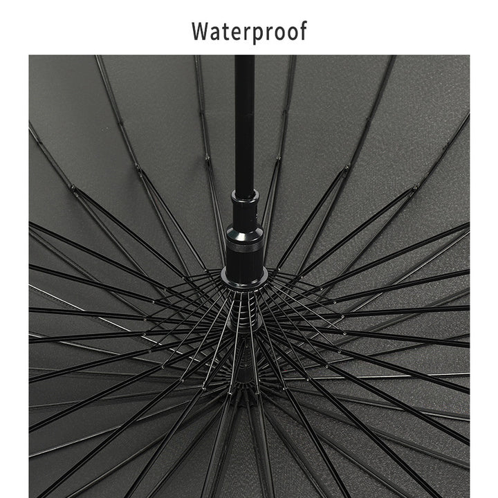 Women's Automatic Umbrella with Ergonomic Handle and Windproof Construction Bowlift