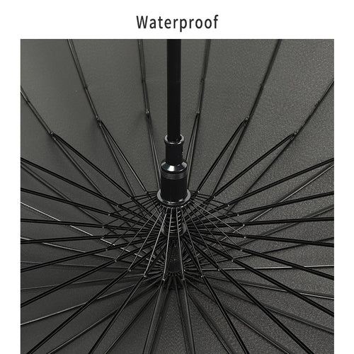 Women's Automatic Umbrella with Ergonomic Handle and Windproof Construction Bowlift