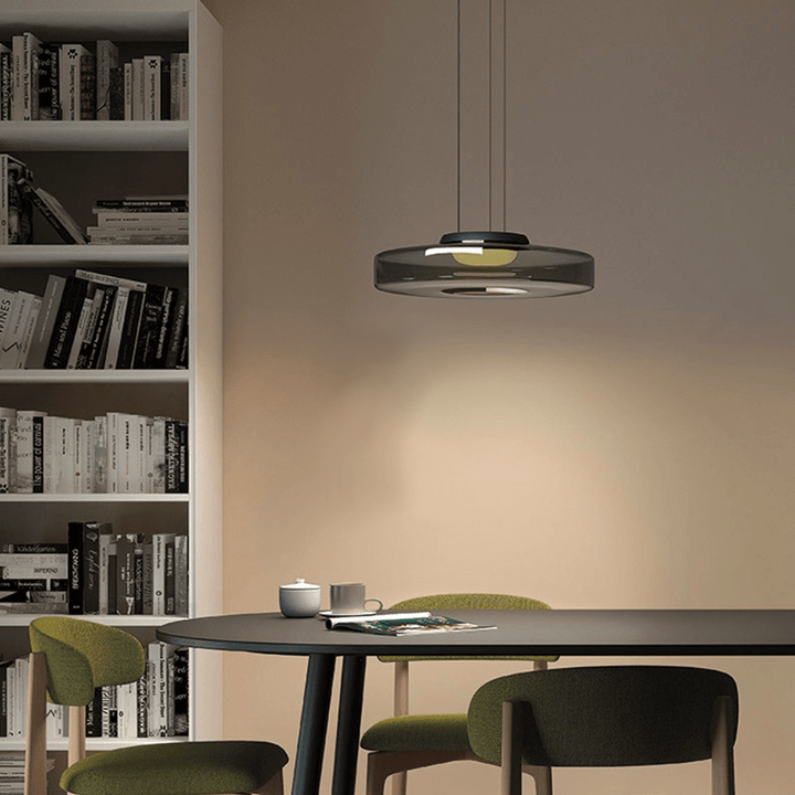 BowLift | Modern Glass Pendant Lamp in Bauhaus Style - AuroraSphere