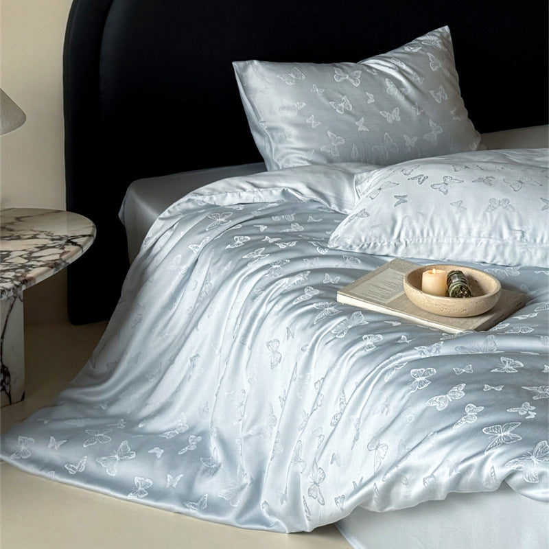 Lyocell bedding with embroidery, 100s, summer