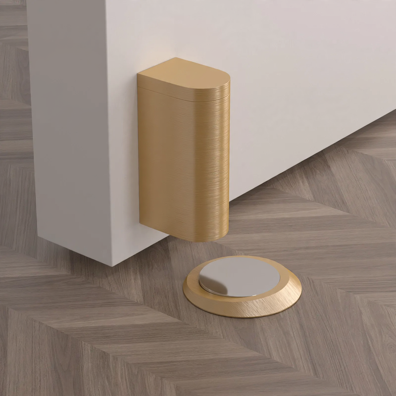 Adjustable door stop made of zinc alloy
