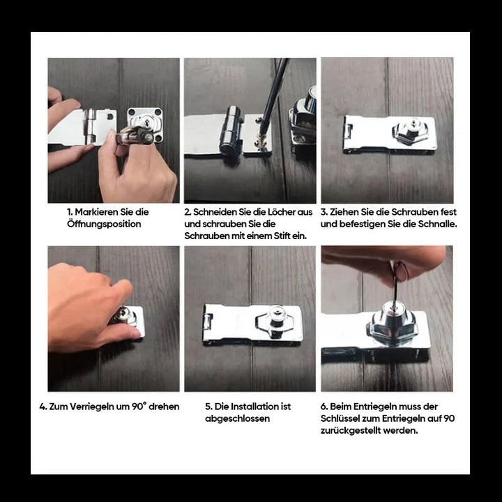 Door lock without drilling | Bowlift